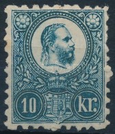 * 1871 Réznyomat 10kr Sötétkék / Mi 11 Dark Blue - Autres & Non Classés