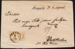 1870 15kr Pár Ajánlott, 4. Súlyfokozatú Levélen. Ritka! / 15kr Pair On 4th... - Otros & Sin Clasificación