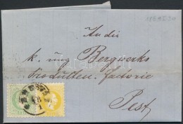 1869 2kr + 3kr Levélen / On Cover 'TEMESVÁR' - 'PEST' - Otros & Sin Clasificación