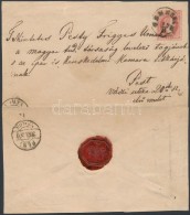 1868 5kr Díjjegyes Boríték / PS-cover 'TEMESVÁR' - 'PEST VÁROS' (Gudlin G 3.1... - Otros & Sin Clasificación