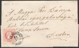 1868 5kr Levélen / On Cover 'NESZMÉLY' - 'PEST' - Other & Unclassified