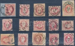 O 1867 15 Db Bélyeg Szép/olvasható Bélyegzésekkel / 15 Stamps With Nice/readable... - Other & Unclassified