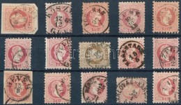 O 1867 15 Db Bélyeg Szép/olvasható Bélyegzésekkel / 15 Stamps With Nice/readable... - Other & Unclassified