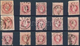 O 1867 15 Db Bélyeg Szép/olvasható Bélyegzésekkel / 15 Stamps With Nice/readable... - Other & Unclassified