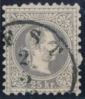 O 1867 25kr Szürkésibolya / Gray-violet '(P)EST' (55.000) - Other & Unclassified