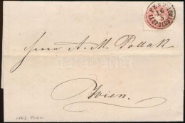 1867 5kr Levélen / On Cover 'PEST/LEOPOLDSTADT' - Wien - Andere & Zonder Classificatie