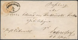 ~1865 15kr Levélen / On Cover 'PRESSBURG' - Endersdorf - Other & Unclassified