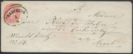 ~1865 5kr Levélen / On Cover 'PRESSBURG' - 'RAAB' - Other & Unclassified