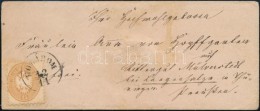 1864 15kr Levélen / On Cover 'KOMÁROM' - 'LANGENSALZA' (Prussia) - Other & Unclassified