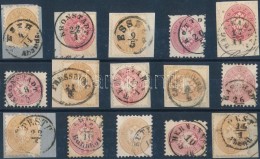 O 1864 15 Db Bélyeg Szép/olvasható Bélyegzésekkel / 15 Stamps With Nice/readable... - Other & Unclassified