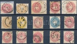 O 1864 15 Db Bélyeg Szép/olvasható Bélyegzésekkel / 15 Stamps With Nice/readable... - Andere & Zonder Classificatie