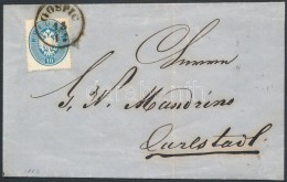 1863 10kr Levélen / On Cover 'GOSPIC' - Carlstadt - Other & Unclassified