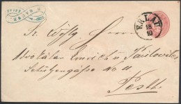 ~1863  5kr Díjjegyes Boríték / PS-cover 'ERLAU' - Pesth - Other & Unclassified