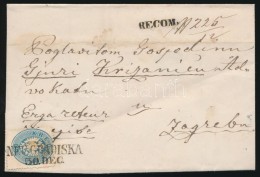 ~1863 2x10kr Tértivevényes Ajánlott Levélen / On Registered Cover With Recorded... - Autres & Non Classés