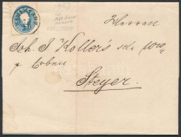 1863 15kr  Levélen / On Cover 'KARLSTADT' - 'STEYR' - Otros & Sin Clasificación