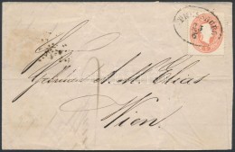 1862 5kr Levélen / On Cover 'PRESSBURG' - 'WIEN' - Otros & Sin Clasificación