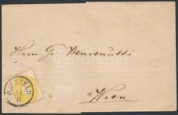 1862 2kr Levélen / On Cover 'HACZFELD' - 'WIEN' - Other & Unclassified