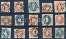 O 1861 15 Db Bélyeg Szép/olvasható Bélyegzésekkel / 15 Stamps With Nice/readable... - Autres & Non Classés