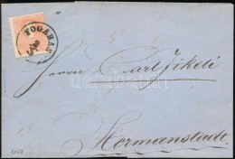 1861 5kr Levélen / On Cover 'FOGARAS' - 'HERMANNSTADT' - Autres & Non Classés