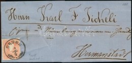 1861 5kr Levélen / On Cover 'BROOS' - Hermannstadt - Autres & Non Classés