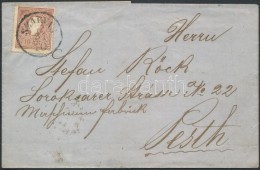 1859 10kr Levélen / On Cover 'SZARVAS' - 'PESTH' - Other & Unclassified