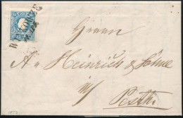 1859 15kr Levélen / On Cover 'WINKOWCZE' - Pesth - Otros & Sin Clasificación