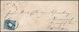 1859 15kr I. Levélen / On Cover 'KRONSTADT' - Reismark - Otros & Sin Clasificación