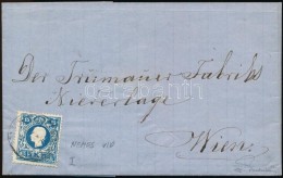 1858 15kr I Levélen / On Cover '(NEME)SVID' - Wien Signed: Ferchenbauer - Otros & Sin Clasificación