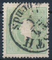 O 1858 3kr Sötétzöld / Green '(PES)TH (A)bends)' - Otros & Sin Clasificación