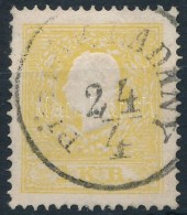 O 1858 2kr IIa Világossárga / Light Yellow 'PÜSPÖKLADÁNY' Certificate. Steiner - Autres & Non Classés