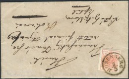 ~1855 3kr Levélen / On Cover 'ROSENBERG' - 'LIPTÓ-ST.MIKLÓS' - Okolicsna - Otros & Sin Clasificación