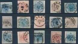 O 1850 15 Db Bélyeg Szép/olvasható Bélyegzésekkel / 15 Stamps With Nice/readable... - Autres & Non Classés