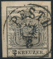 O 1850 2kr MP III.b Fekete / Black 'PESTH' Certificate: Steiner - Other & Unclassified