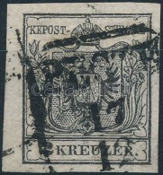 O 1850 2kr HP III.a Fekete / Black 'PESTH' Certificate: Steiner - Other & Unclassified