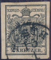 O 1850 2kr MP III. Fekete / Black 'FÜR(ED)' Certificate: Matl - Other & Unclassified