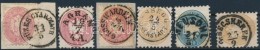 O 1864 6 Db Bélyeg Jobb Bélyegzésekkel / 6 Stamps With Better Cancellations - Otros & Sin Clasificación