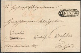 1846 Portós Levél / Unpaid Cover 'LEUTSCHAU' - 'SILLEIN' - Palja - Other & Unclassified