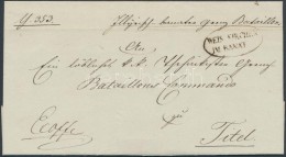 1845 Ex Offo 'WEIS KIRCHEN / IM BANAT' - Titel - Other & Unclassified