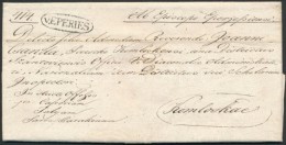 1840 Levél / Cover 'v.EPERIES' - Komloska - Otros & Sin Clasificación