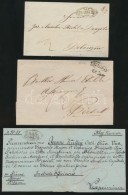 1832-1848 5 Db BélyegelÅ‘tti Levél / 5 Pre Stamp Covers 'GARANSEBES', 'GÜNS', 'GROS= / CANISA',... - Otros & Sin Clasificación