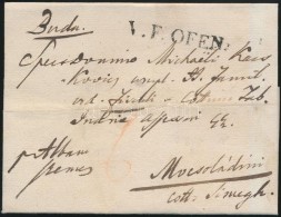 1830 Portós Levél / Cover With Postage Due 'V.F.OFEN' - Mocsoládini - Otros & Sin Clasificación