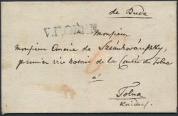 1830 Portós Levél / Unpaid Cover 'V. F. OFEN.' - Otros & Sin Clasificación