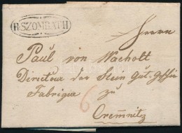 1819 Portós Levél / Unpaid Cover 'R:SZOMBATH' - Other & Unclassified