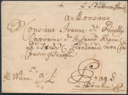 Ca 1760 Portós Levél / Unpaid Cover V Sthulweissenburg (Székesfehérvár) - Prag - Otros & Sin Clasificación