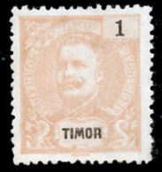 !										■■■■■ds■■ Timor 1898 AF#59(*) King Carlos Mouchon 1 Avo VARIETY 12,5 (x0951) - Timor