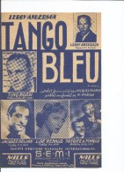 PARTITION 40-60 TINO ROSSI TANGO BLEU ANDERSON HÉLIAN RENAUD PATRICE MARIO 1952 GUITARE ACCORDÉON - Noten & Partituren