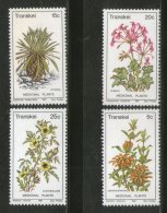 Transkei 1981 Medicinal Plants Flower Trees Flora Sc 32-35 MNH # 880 - Geneeskrachtige Planten
