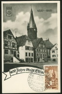 Sarre Carte Maximum Ottweiler 1950 Saar Maxicard - Cartoline Maximum