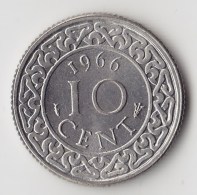 @Y@    Suriname  10   Cent   1966    (3482) - Suriname 1975 - ...