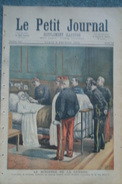 LE PETIT JOURNAL ILLUSTRE- 5 FEVRIER  1894- MINISTRE GUERRE MEDAILLE MILITAIRE A GOBLET- BUTTE AUX CAILLES CHARITE-PARIS - Documenti Storici